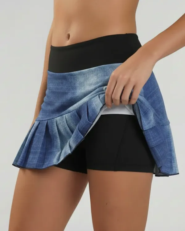 Falda JEANS Denim/Negra